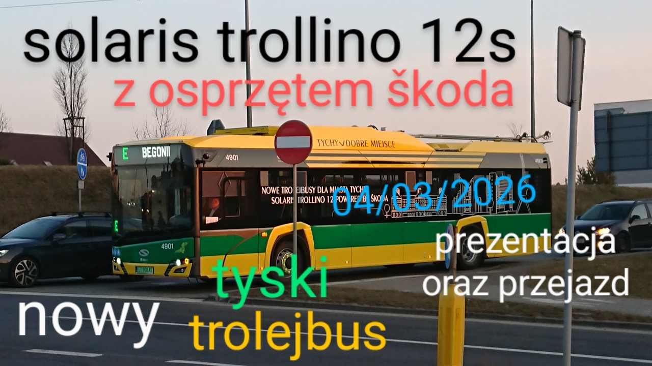 solaris trollino 12s: prezentacja i przejazd nowym tyskim trolejbusem