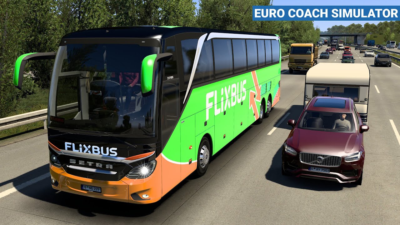 ETS2 BUS: Mit FlixBus auf Fernbus Tour durch Deutschland [2943] EURO COACH SIMULATOR