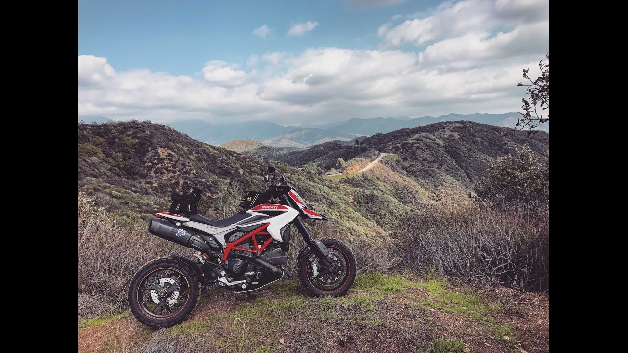 Glendora Mountain Road GMR on Ducati Hypermotard