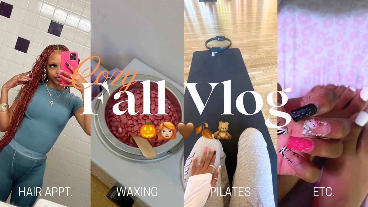 COZY FALL VLOG: 001 🍂🎃☕️| fall maintenance, pilates, shopping, ootd, & more