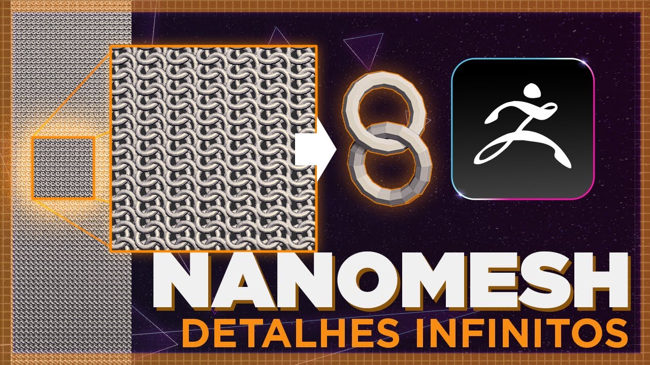 Criando detalhes com Nanomesh | ZBrush Tutorial #042