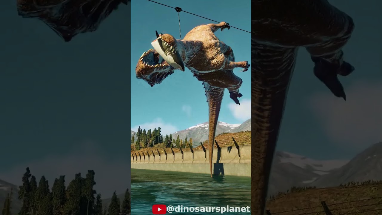 Indominus Rex Goes Fishing 🦈 JWE 2 Mods