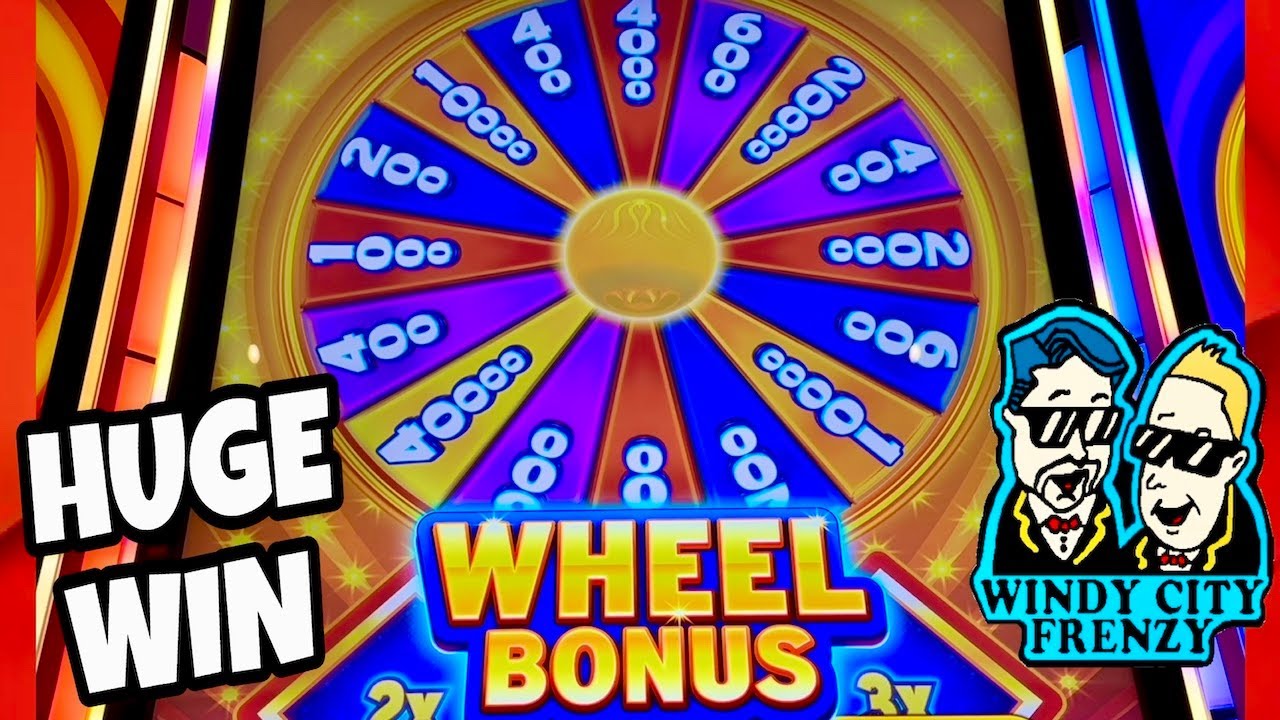 OMG!! HUGE WIN! BIG WHEEL BONUS SLOT MACHINE! HARD ROCK CASINO!