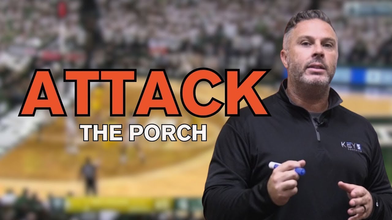 Beat the 2-3 Zone in the Porch |  Basketball Team Drill
