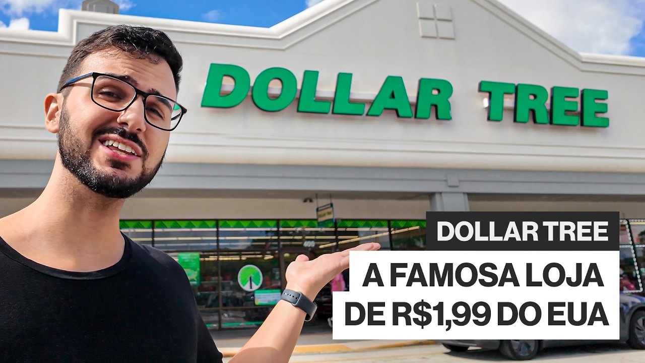 Loja de 1 Dólar nos EUA! Visitamos a famosa loja DOLLAR TREE
