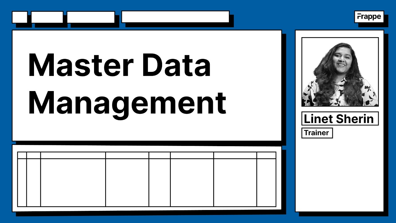 Master Data Management | ERPNext