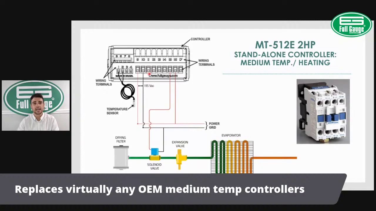 How to install a digital refrigeration controller – MT-512E 2HP