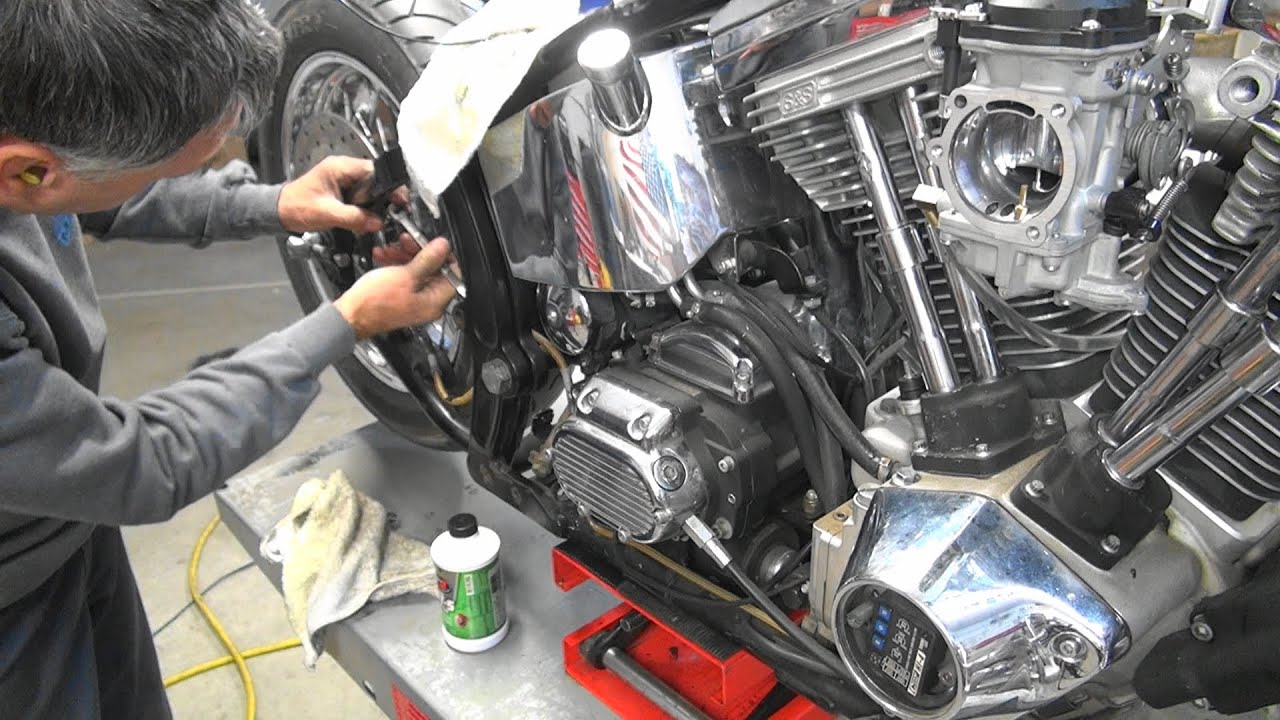 #116 1996 fxst 80ci evo rat bike get running home garage build repair softail harley tatro machine