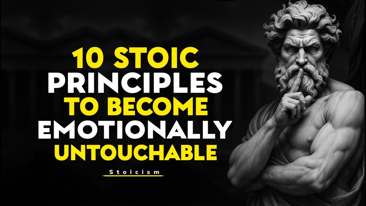 10 Stoic Principles to Become Emotionally Untouchable - STOIC PHILOSOPHY