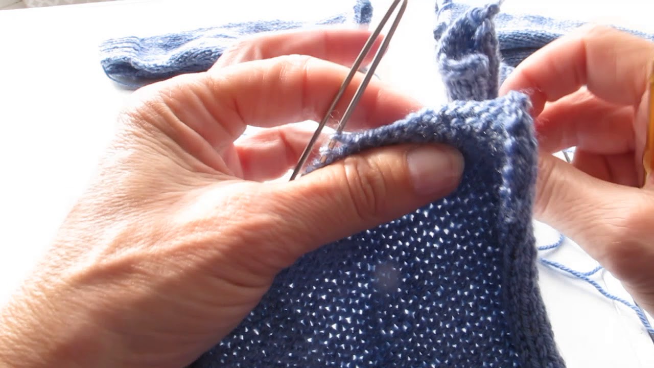 LKC 24 Joining the shoulder seams