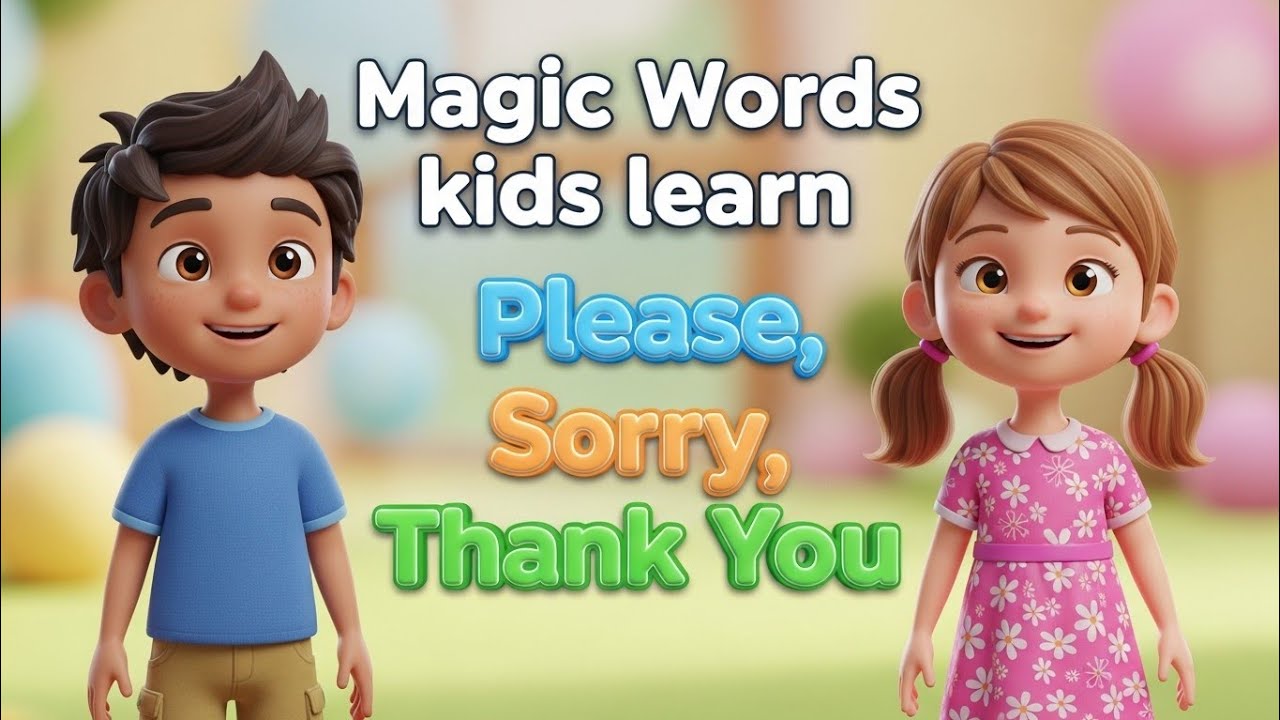 Magic Words | Kids Learn Please, Sorry, Thank You | Kochu Kids