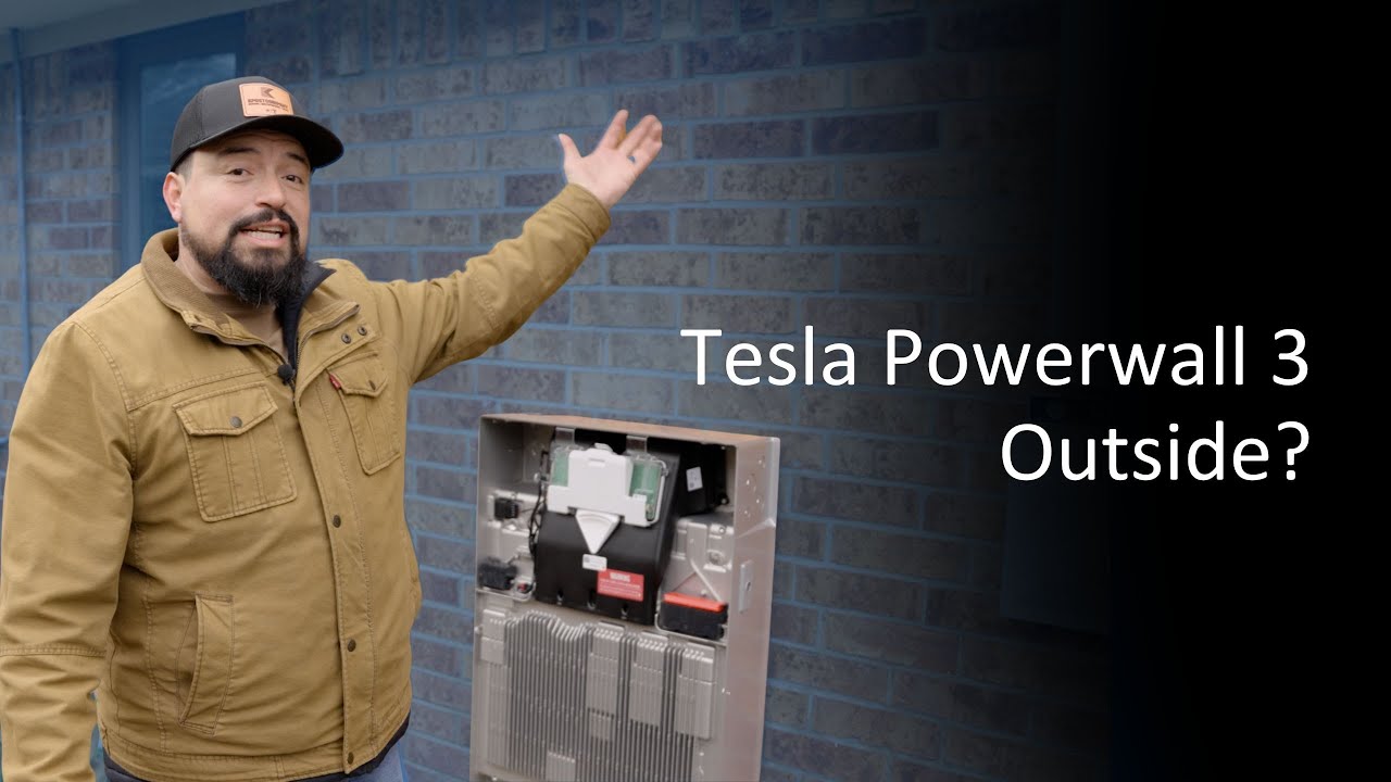 Why would you install a Tesla Powerwall 3 outside? | Our Master Electrician Explains