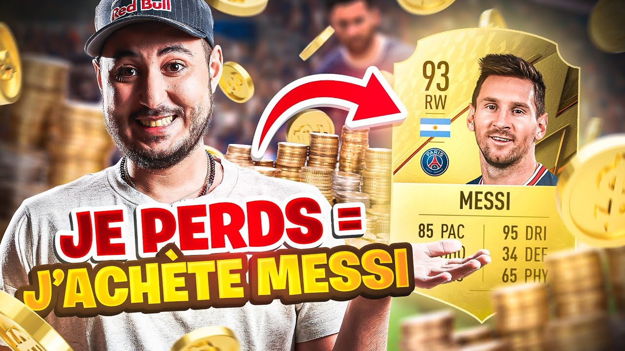 SI JE PERDS, J'ACHÈTE MESSI !! (FIFA 22)