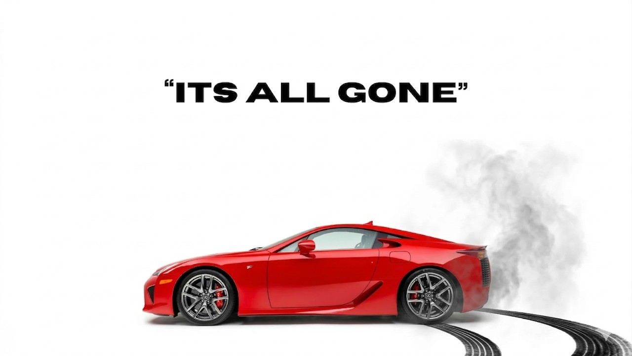 Падение Lexus