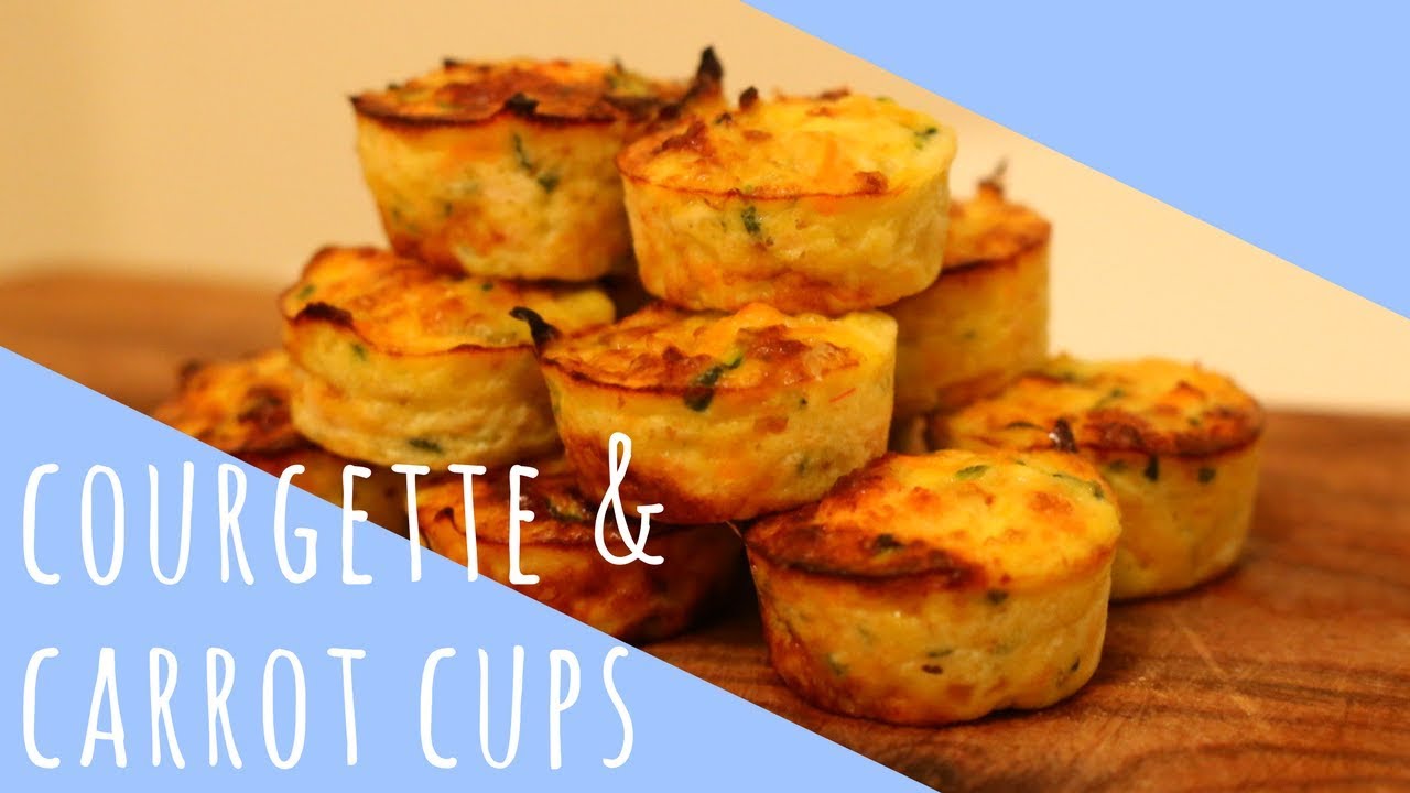 Easy Courgette & Carrot Cups | HEALTHY RECIPE | Baby Led Weaning