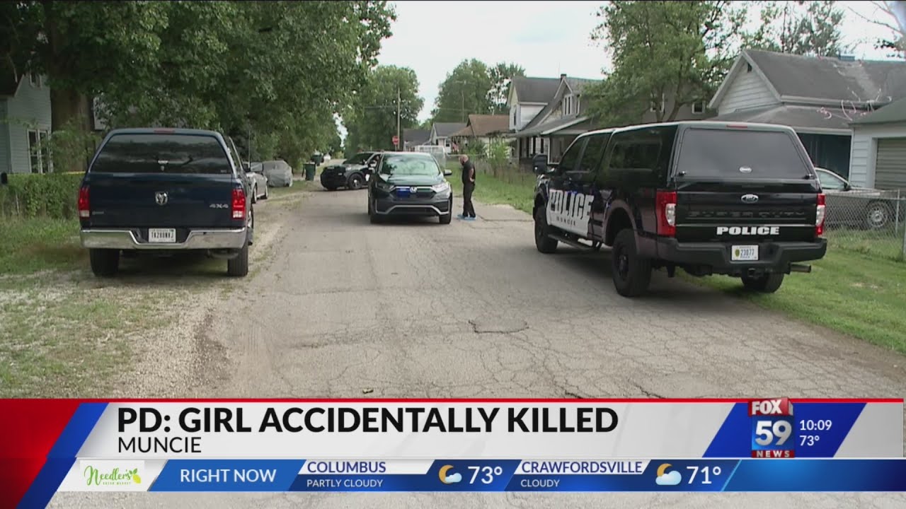 Muncie police: 5-year-old girl dies after being shot by 6-year-old brother