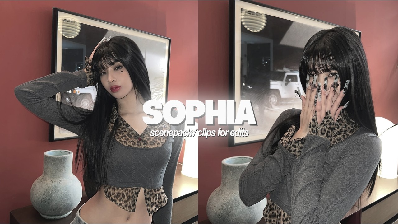 katseye sophia scenepack / editing clips !!