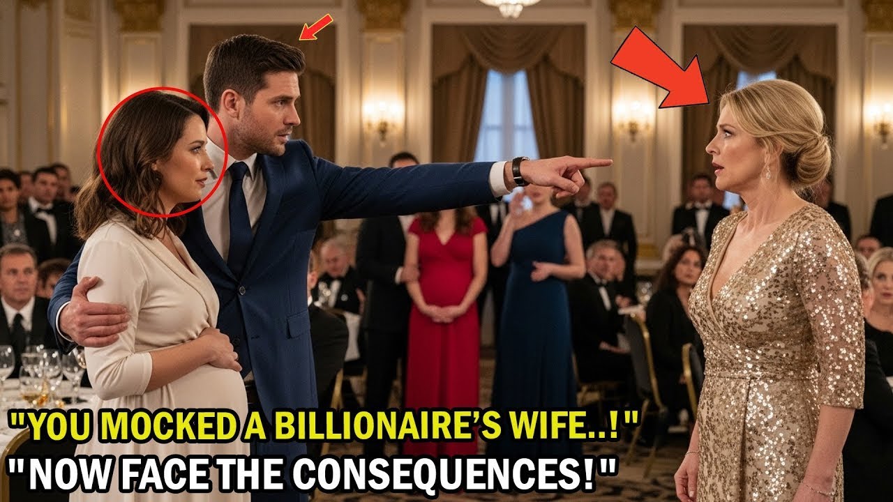 She Mocked the Pregnant Woman at the party—Until Her Billionaire Husband Said“You Just Made the Big.