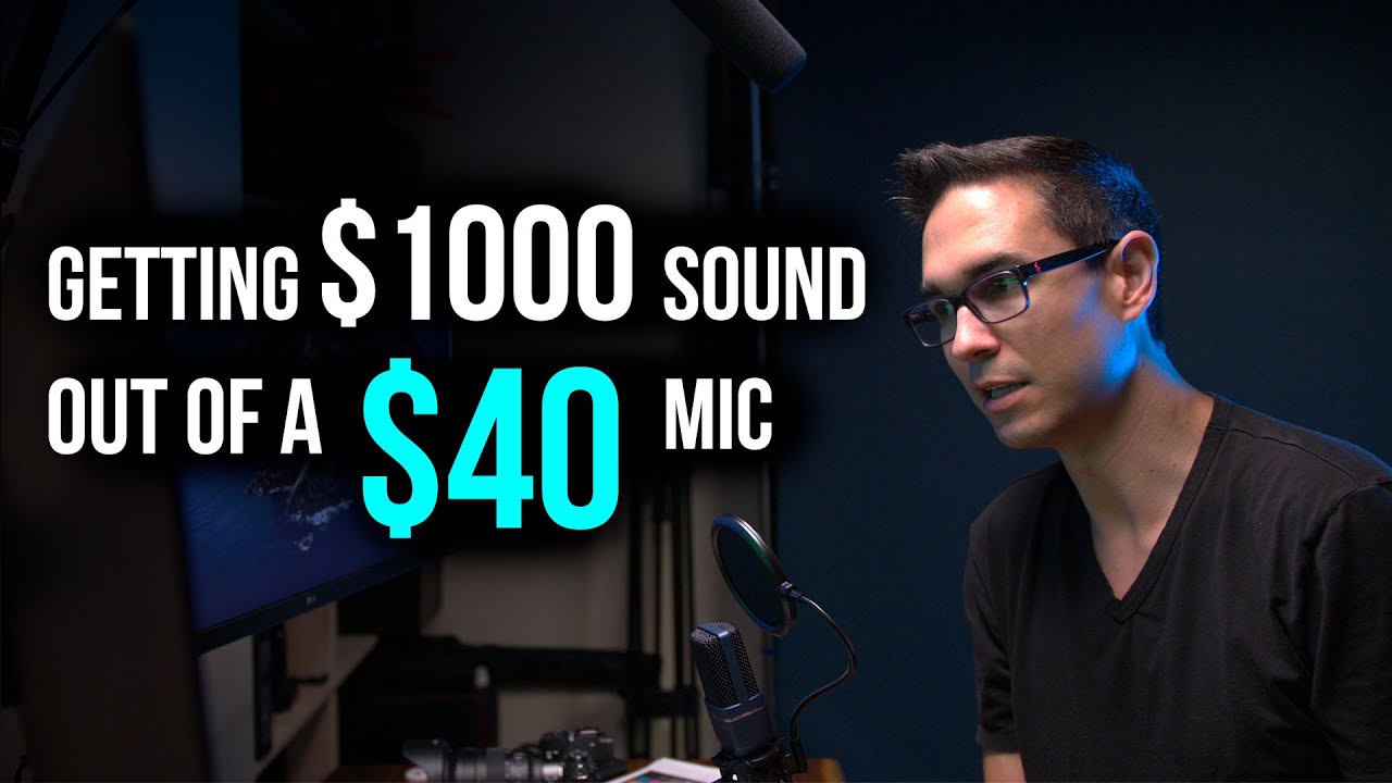 Trying to get $1000 sound of a $40 USB mic (Tonor TC-777), and my Adobe Audition preset