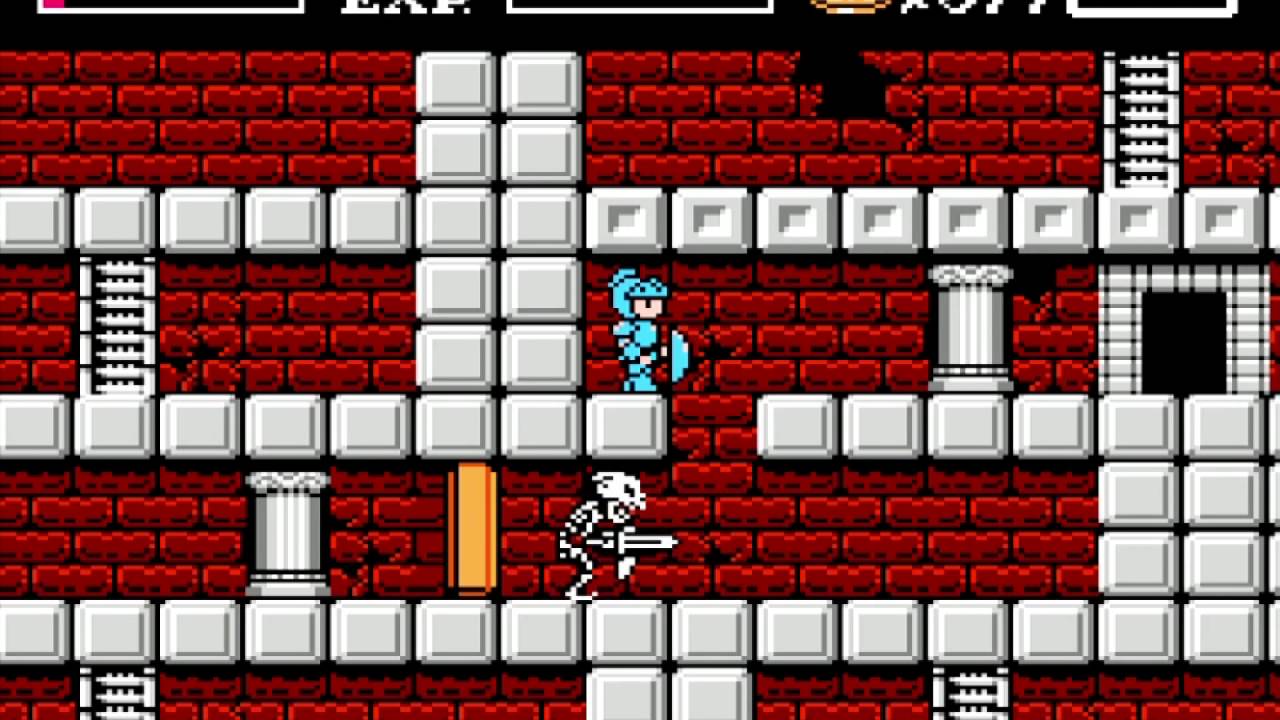 魔城伝説Ⅱ　大魔司教ガリウス（FC）　クリア動画（1/2）