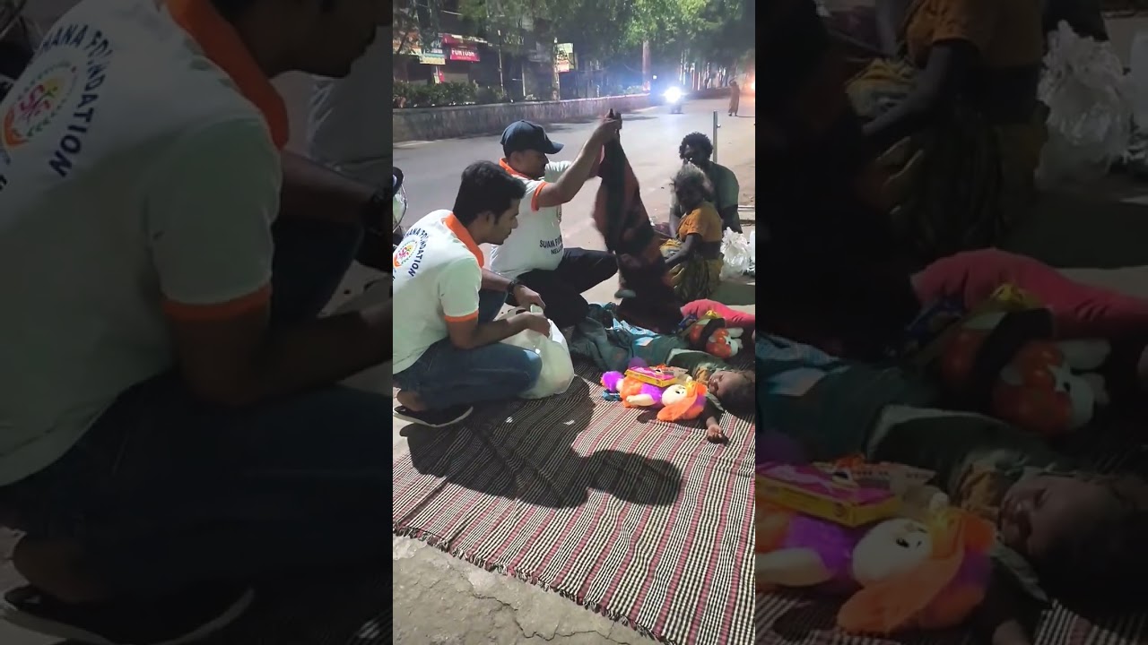 Blanket Donation | Helping Poor Kids | Helping Video | Poor People Help Video | Giving Food 