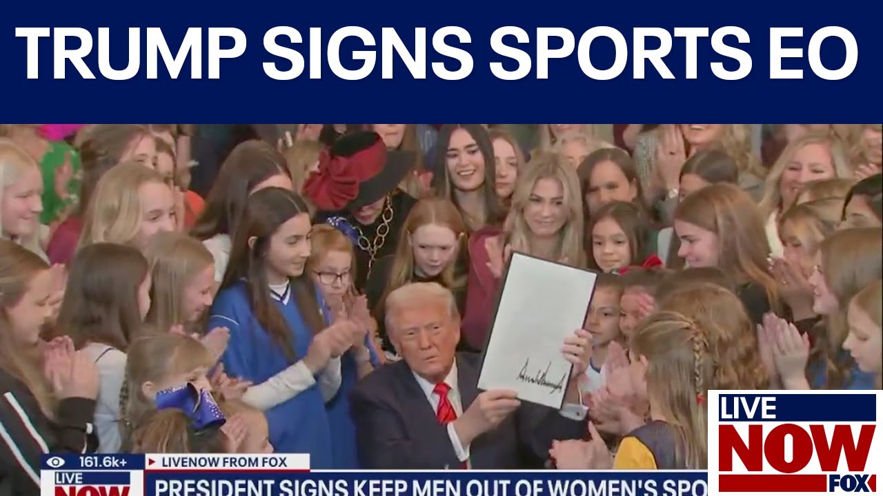 WATCH Trump signs 'No Men in Women's Sports' order