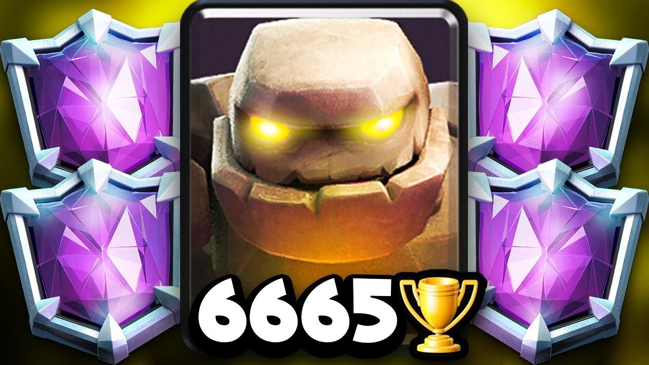 #1 GOLEM DECK RIGHT NOW! GET TROPHIES FAST!