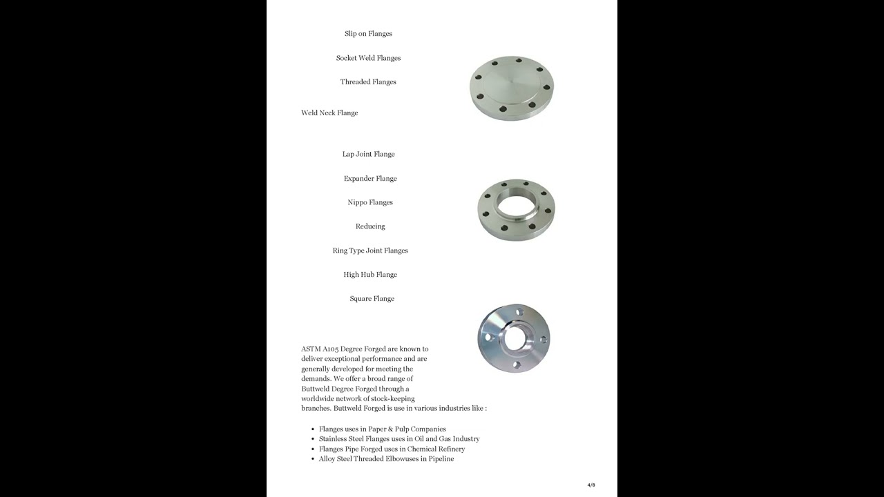ASTM A105 FLANGE -Triton Alloys Inc