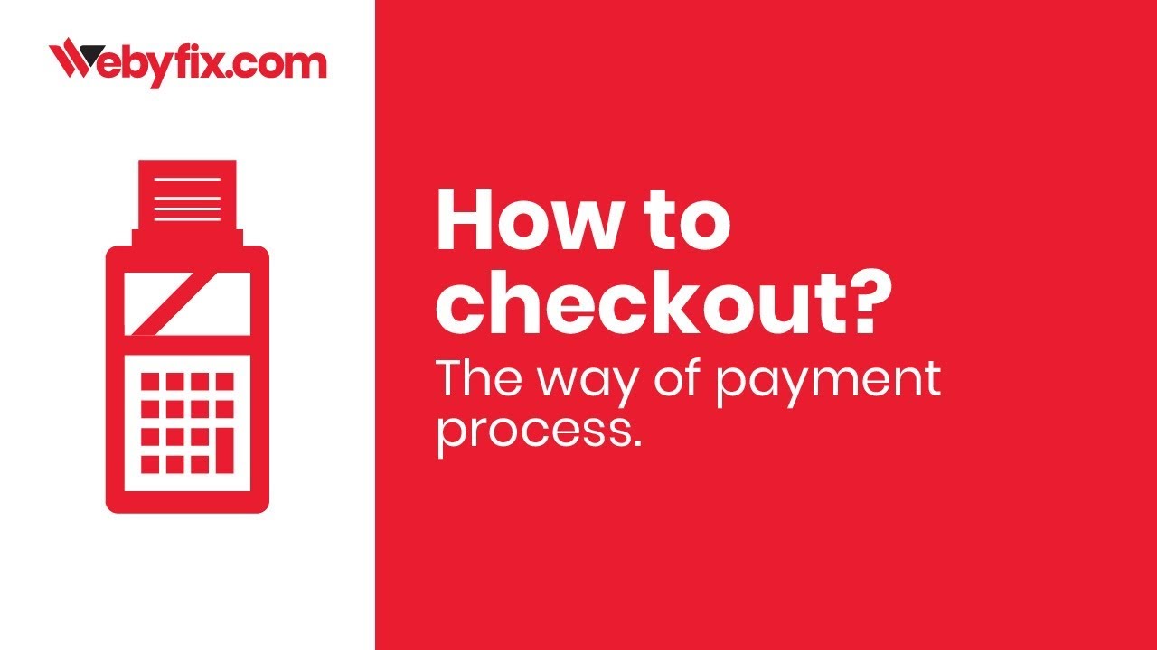 How to checkout? The way of checkout process