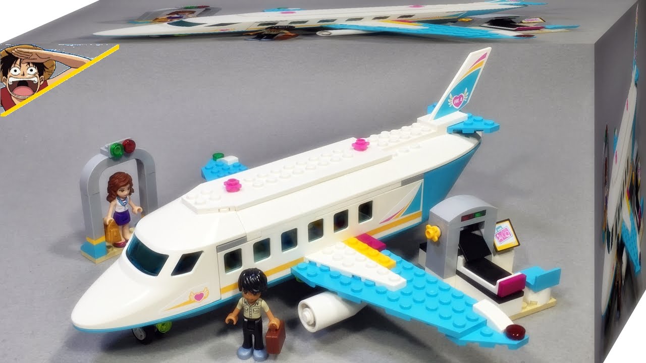 레고 프렌즈 하트레이크 전용 비행기 41100 조립 리뷰 Lego Friends Heartlake Private Jet Airplane