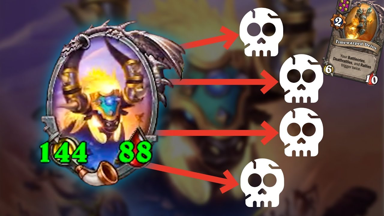 Deios DOUBLES Niuzao effect!!! | Hearthstone Battlegrounds