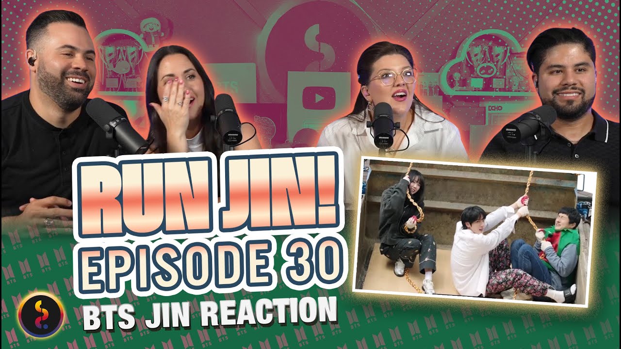 BTS «RUN JIN», эпизод 30 — Киан уморительно смешон с Джином! | Реакция пар