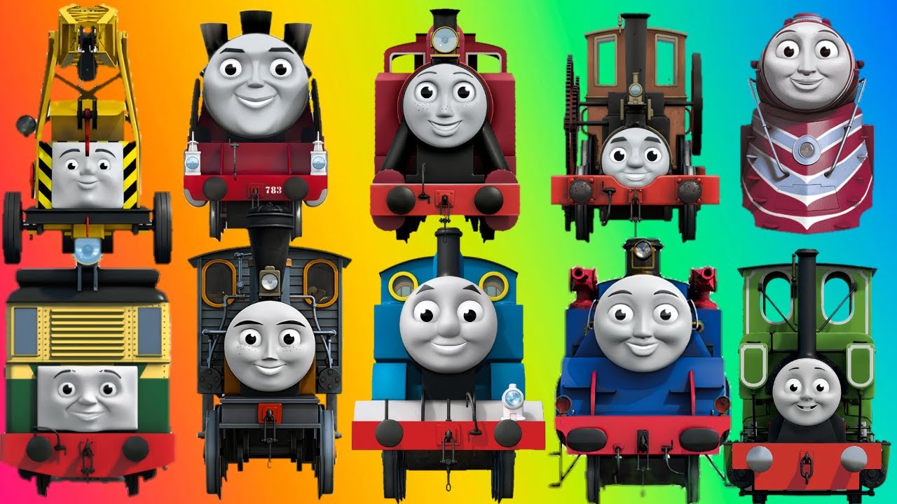 あたらしいトーマスのおかおはどれだ？　きかんしゃトーマス　電車　プラレール　アニメ　パズル　知育　教育　幼児　赤ちゃん　Wrong Face Thomas and Friends Toy Trains