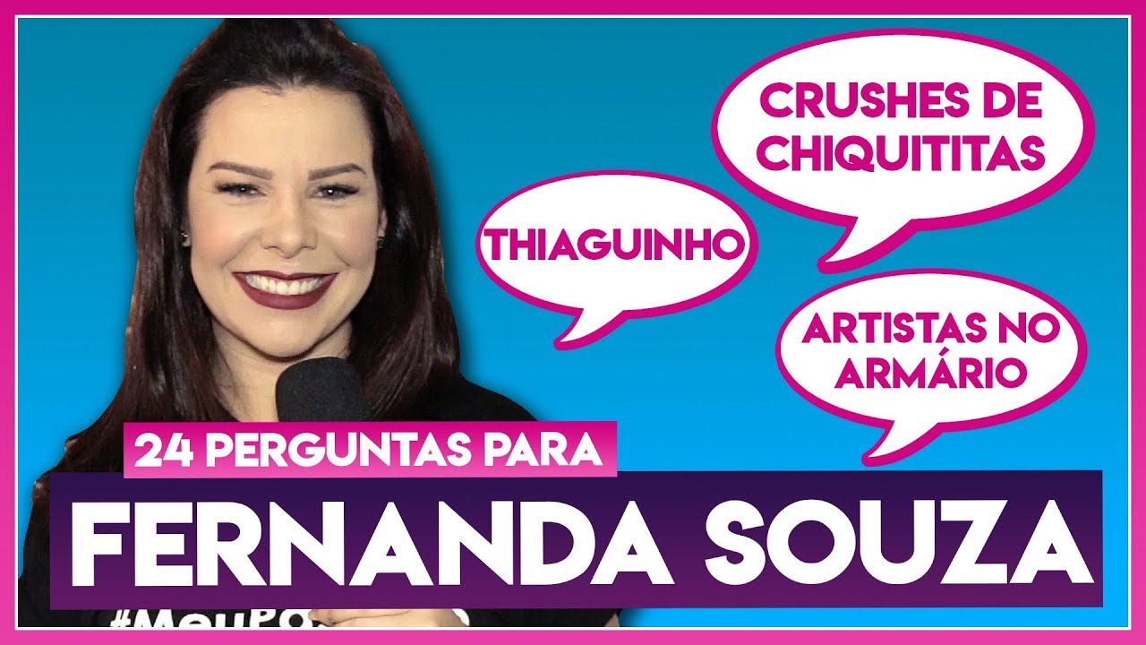 COMO É SER A BEYONCÉ DAS CHIQUITITAS, FERNANDA SOUZA? | 24 perguntas | Põe Na Roda