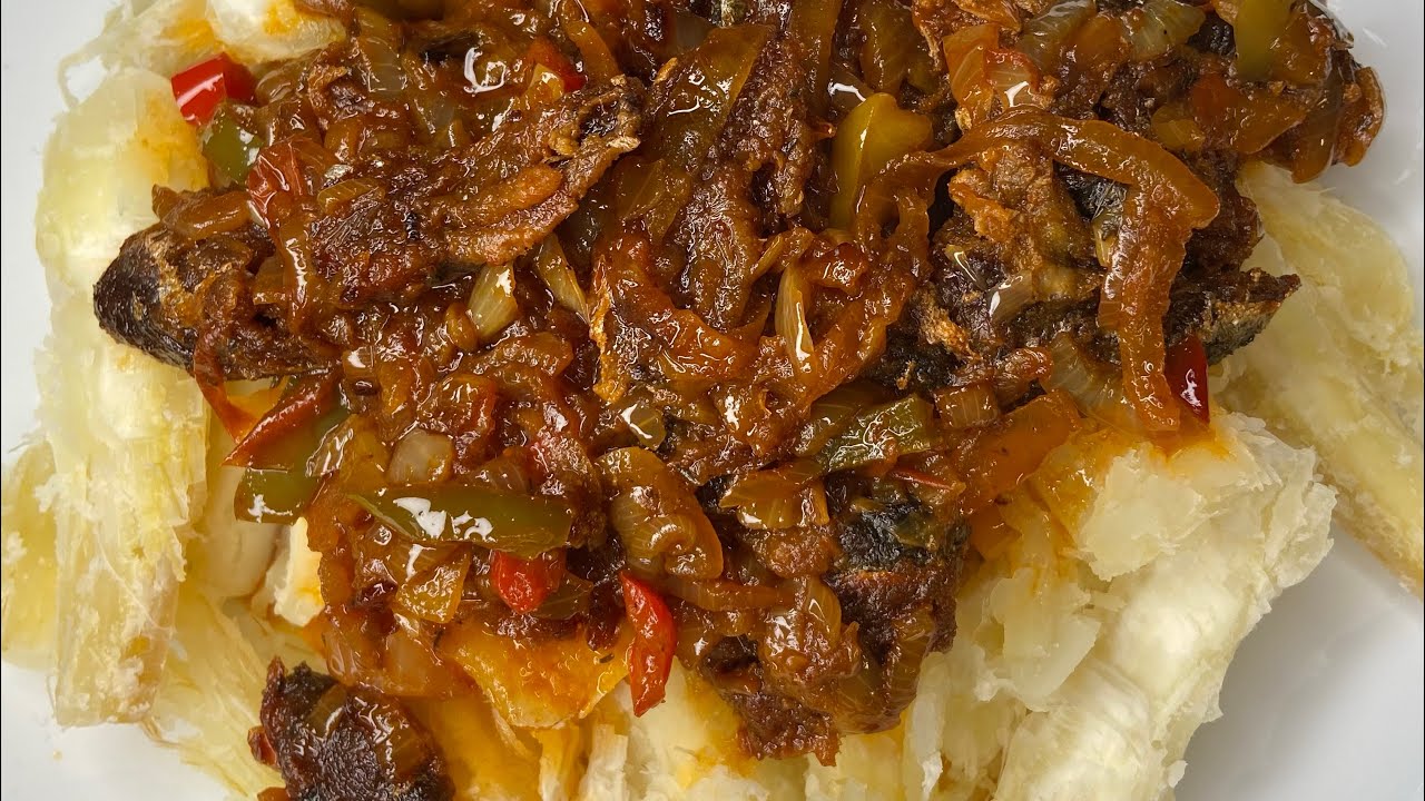 Соус из маниоки и подливки из Сьерра-Леоне #маниока #рецептподливки #сардины #открытияСьерра-Леон...