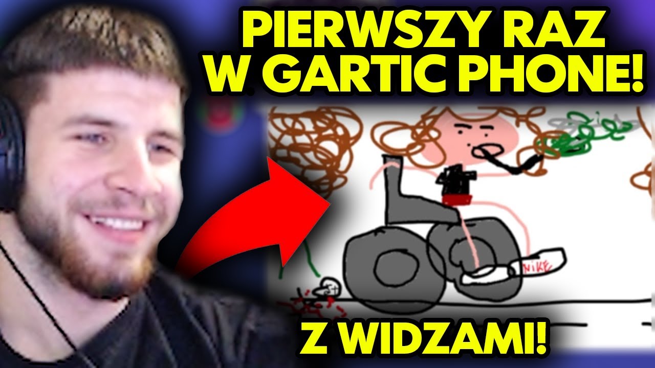 PIERWSZY RAZ W GARTIC PHONE! *z widzami*