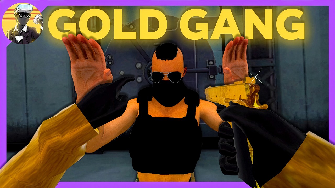 Becoming the GOLDEN Gangster! - Gang Warfare VR