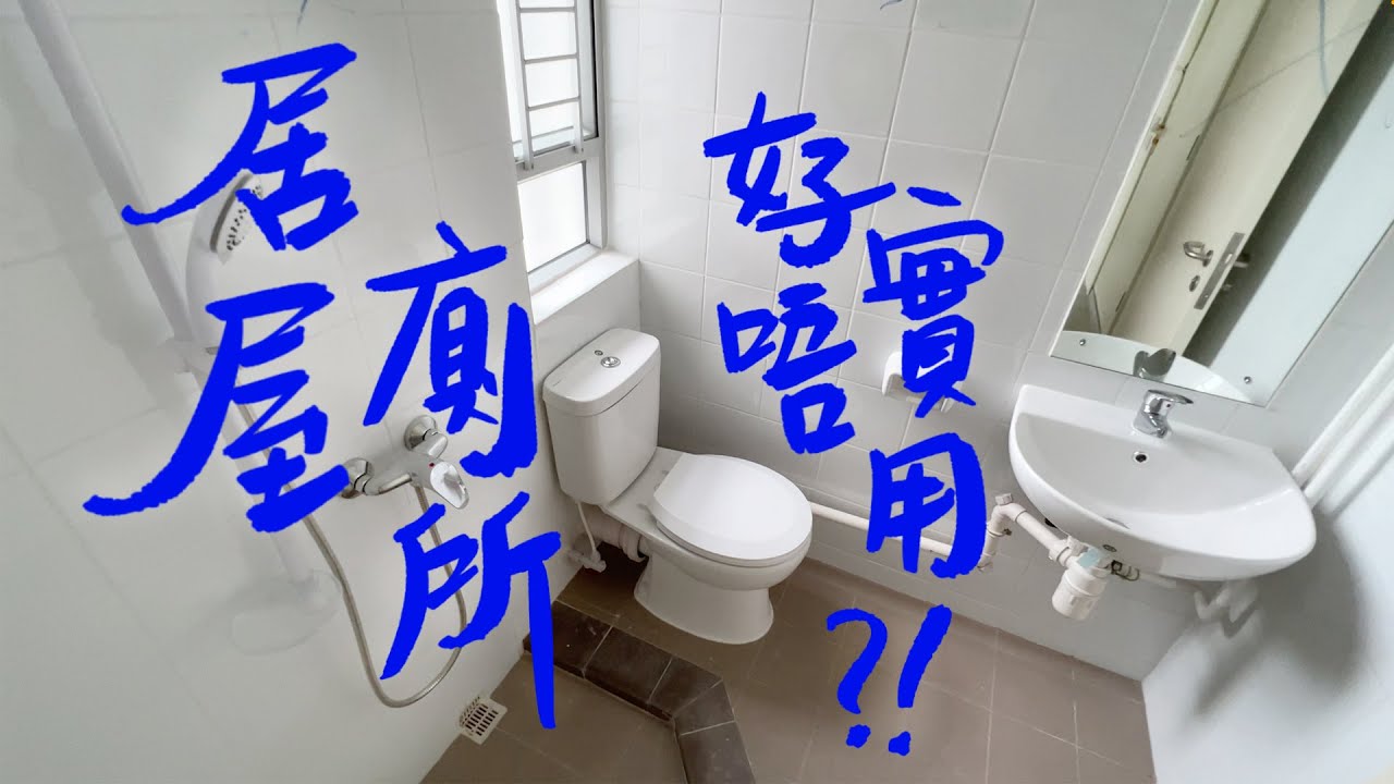 居屋廁所裝修後可以放入洗衣機⁉ 仲有勁多儲物空間😱