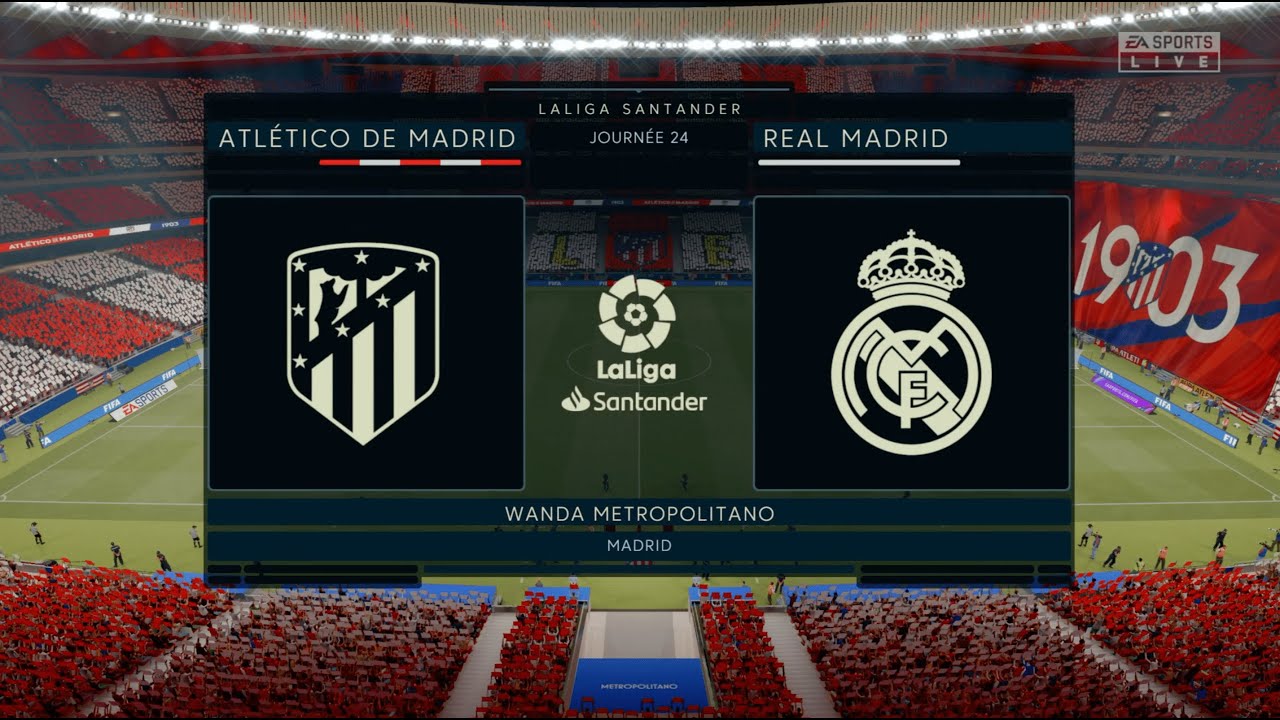 FIFA21 GAMEPLAY REAL MADRID VS ATLETICO MADRID PS4 PRO
