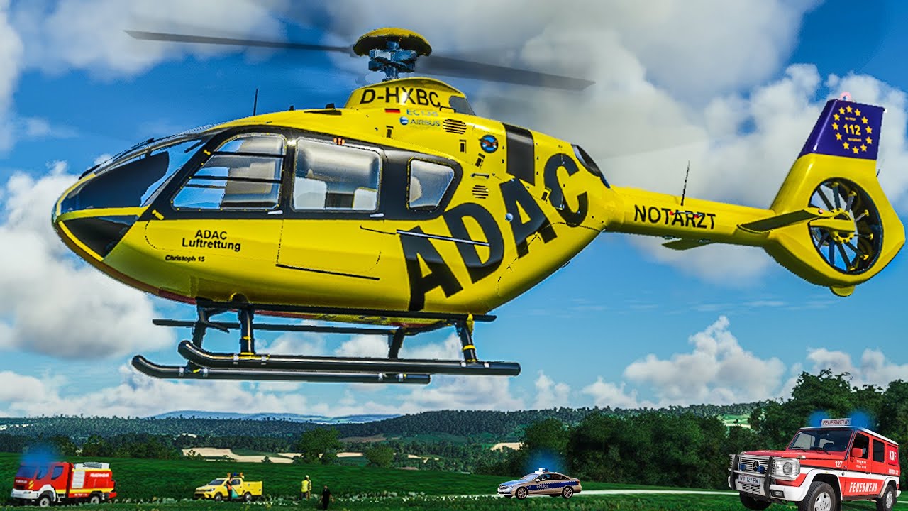 ADAC LUFTRETTUNG im Einsatz mit dem Airbus H135 | FLIGHT SIMULATOR #15 | Microsoft Flight Simulator