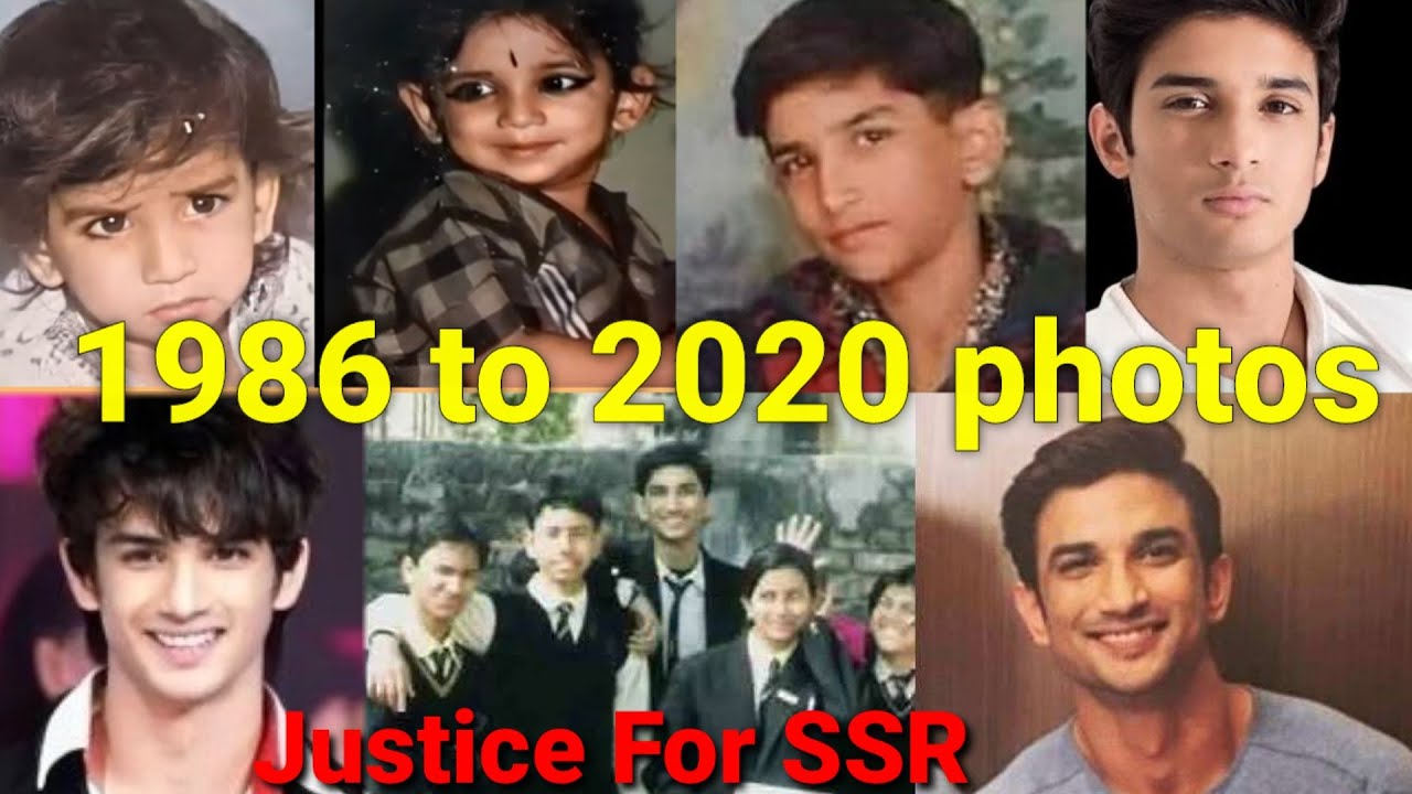 Sushant Singh Rajput Old memories 1986 to 2020 photos | Sushant Singh childhood Pictures