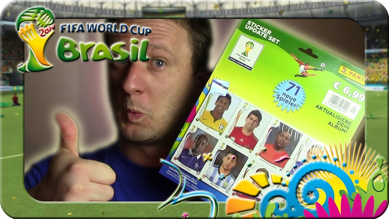 Panini Fifa World Cup Brasil 2014 STICKER UPDATE SET + Album Update (Part 2)
