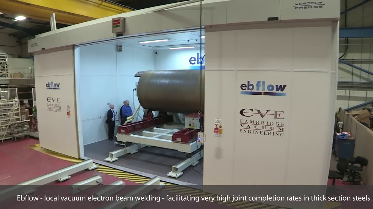 Ebflow Demonstration at Cambridge Vacuum Engineering