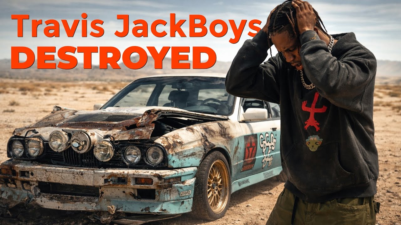 BMW E30 M3 JackBoys Travis Scott Found Destroyed in the Desert | ASMR Car Restoration