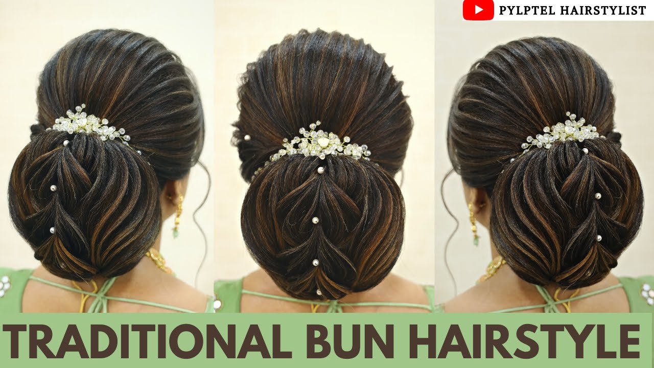 TREDITIONAL BUN KESE CREATE KARE || PAYAL PATEL || PYL PTEL || LETEST NEW HAIRSTYLE 2023