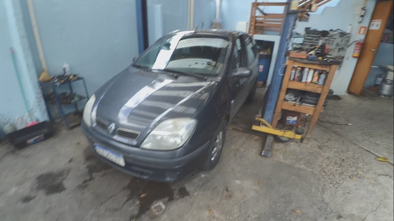 Renault Scenic 1.6 16v do Luciano, primeira parte revisão de férias