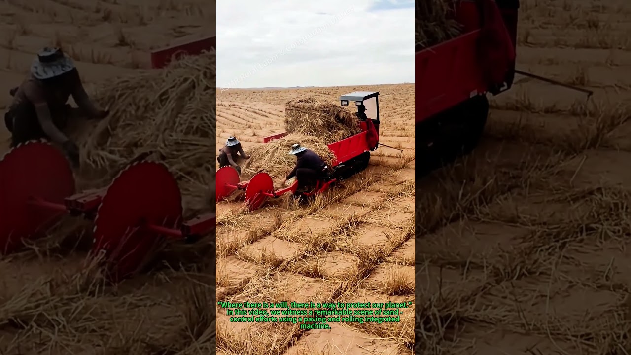 Sand - Control with a Paving and Rolling Integrated Machine