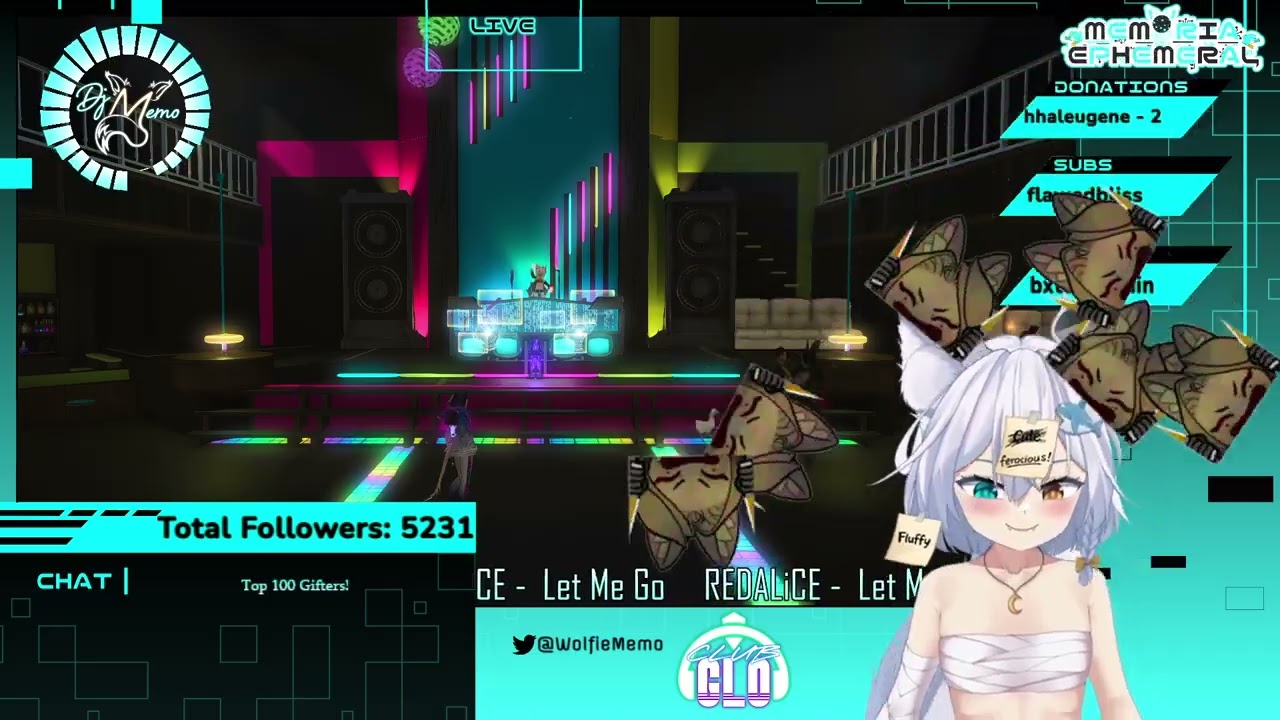 ✩ DJ Memo @ Club GLO! Wolfie Return! Dyna - Cuchulainn- Goblet - Ward 5 - P13 ✩