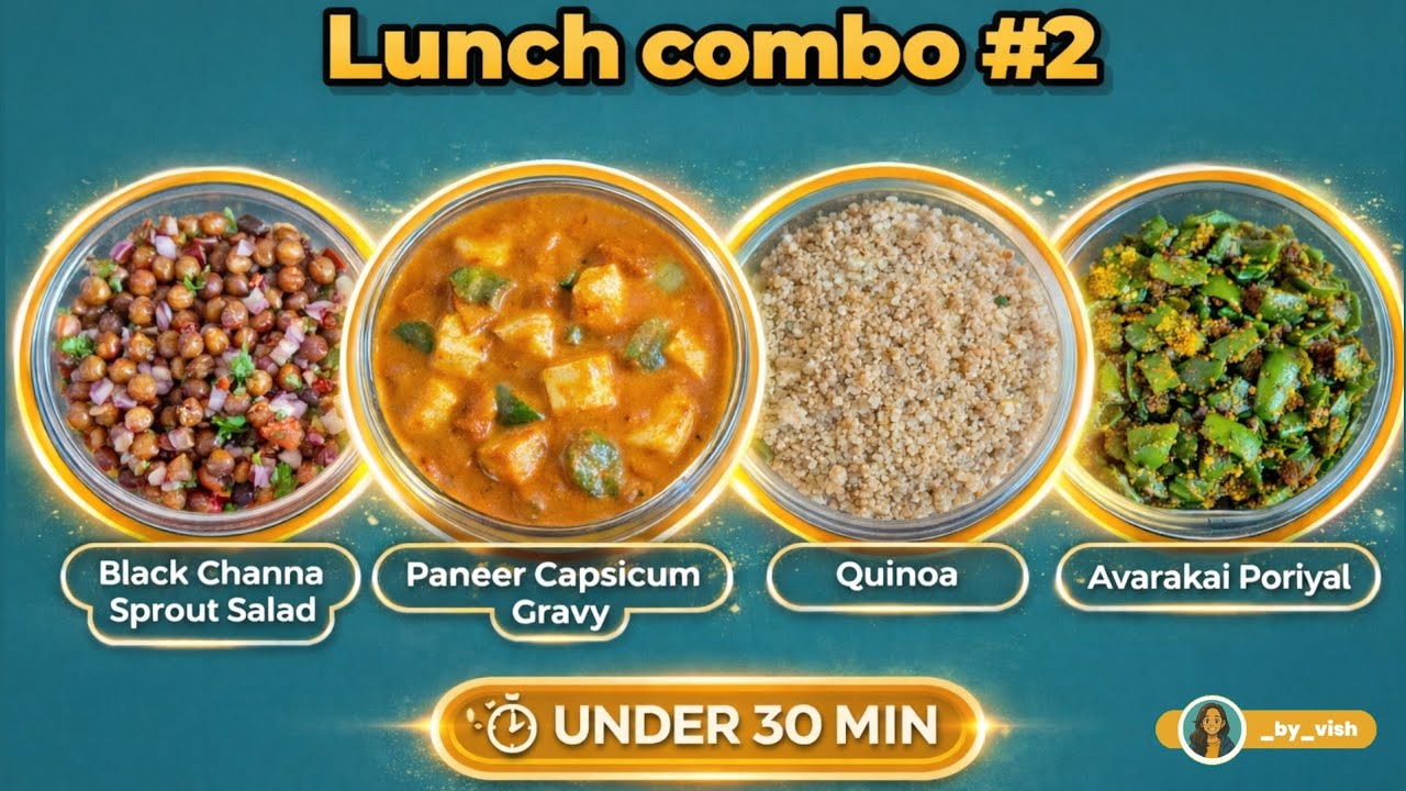 Everything under 30mins! One pot Lunch combo #2