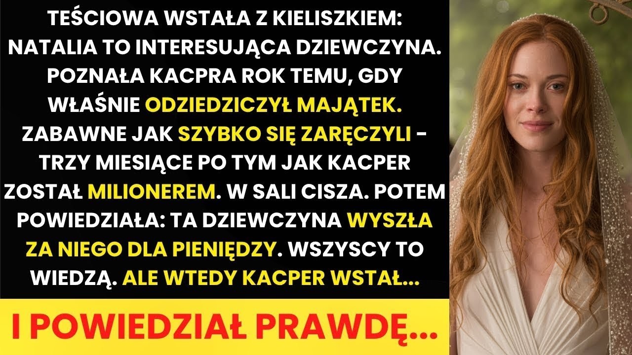 Teściowa na weselu_ _Ta dziewczyna wyszła za pieniądze_ - Mąż wstał i